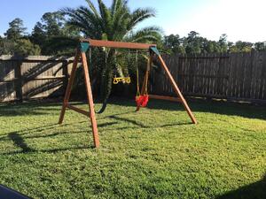 Image of swingset outside